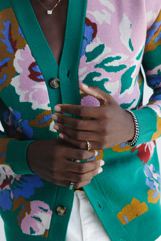 Sterling Silver & Citrine Men’s Pinky Ring