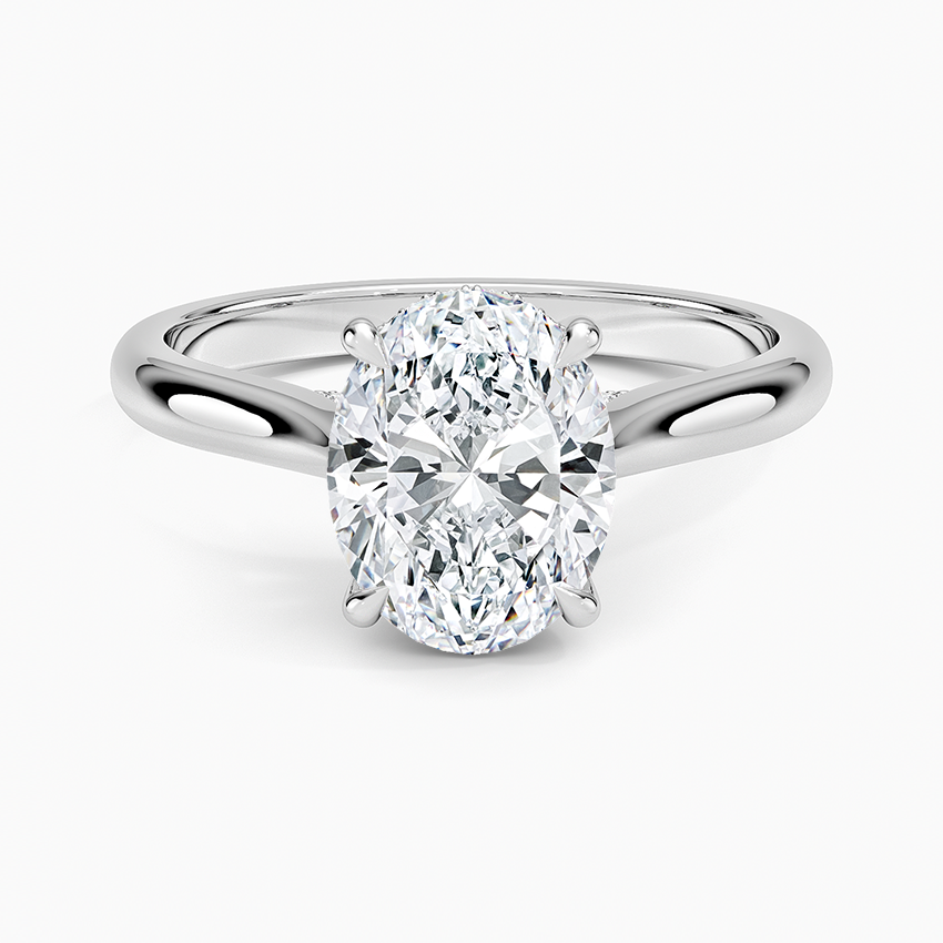 Sterling Silver Diamond Pinky Ring – Size 4