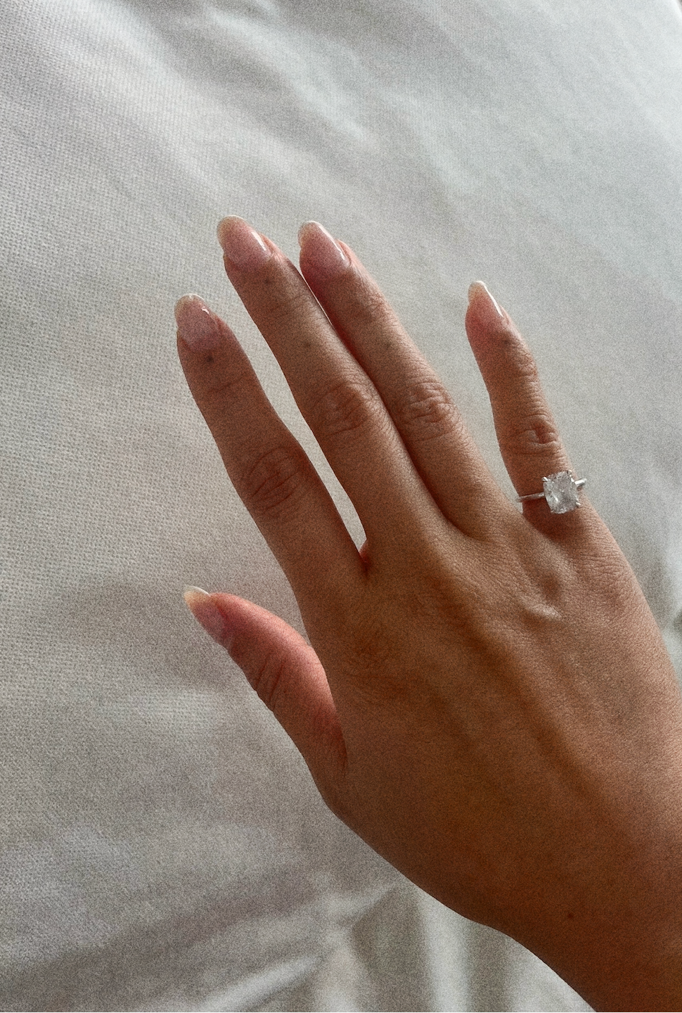 The Sterling Cushion Pinky Ring